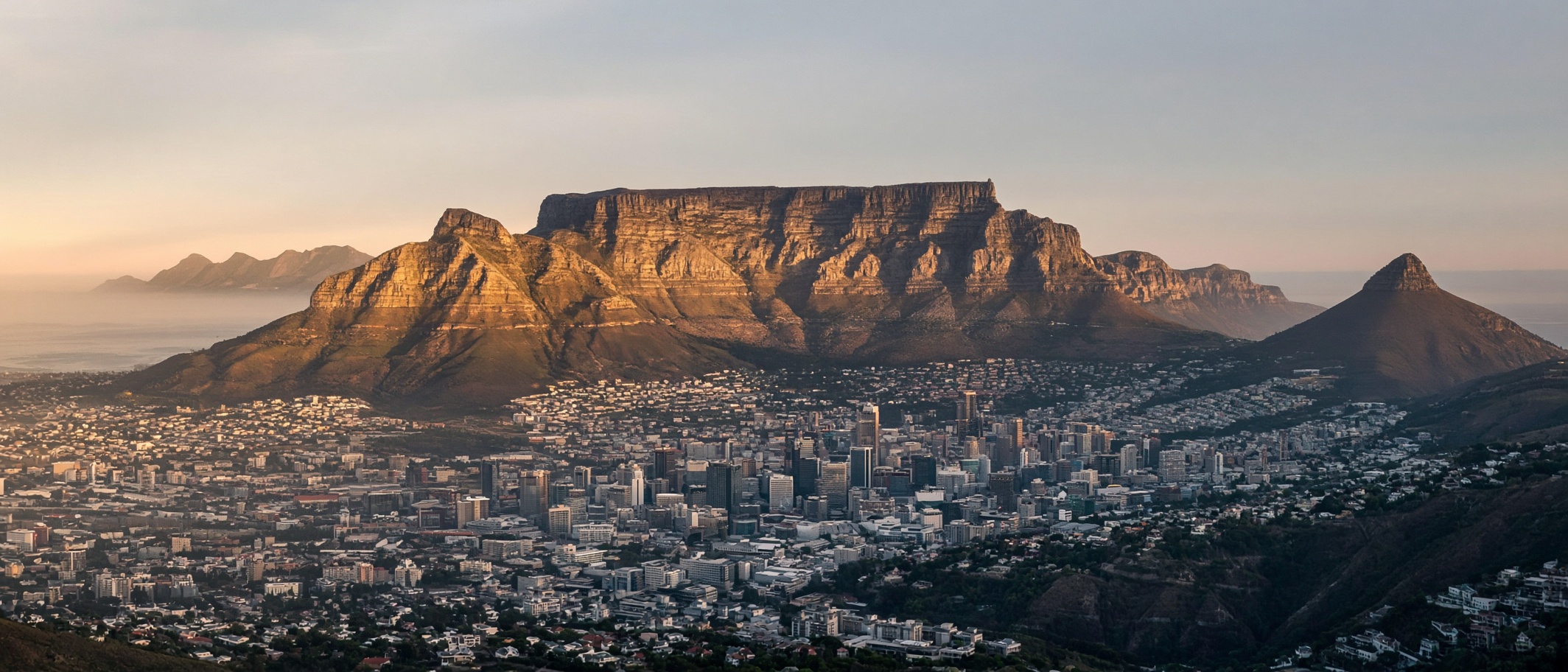 Cape Town’s City Bowl with Table Mountain